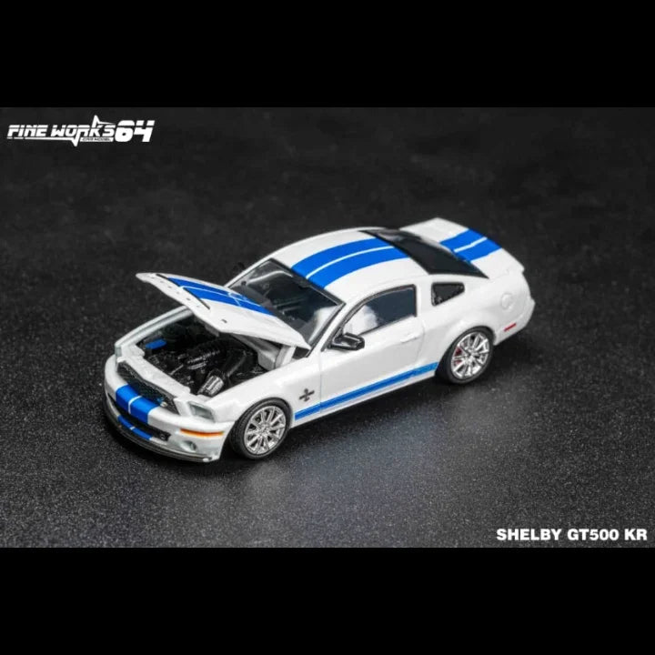 *PRE-ORDER* Ford GT500 KR (2008) Pearl White (Limited to 999pcs), 1:64 Scale — image 3