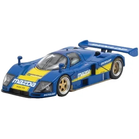 *PRE-ORDER* Mazda 787B (1991) Racing Blue Yellow Livery (Chance of Chase Car), 1:64 Scale — image 2