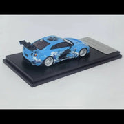 *PRE-ORDER* Nissan GT-R R35 Liberty Walk Performance 1.5 Blue Godzilla Livery, 1:64 Scale — image 5