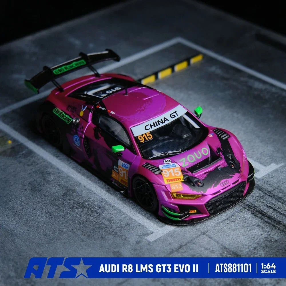 *PRE-ORDER* Audi R8 LMS GT3 EVO II (Purple), 1:64 Scale — image 3