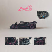 Pagani Zonda Full Carbon with Pink Line (Open Hood, Engine Visible), 1:64 Scale (Copy) — image 1