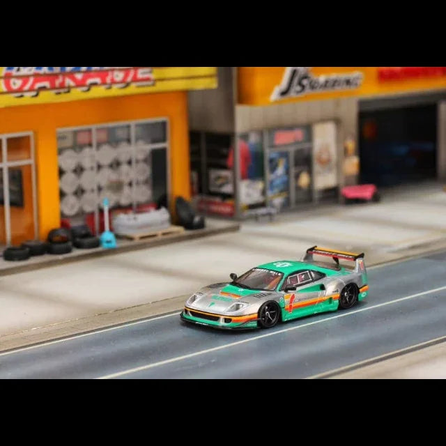 *PRE-ORDER* Liberty Walk F40 RAW 7-Eleven Livery, 1:64 Scale — image 1