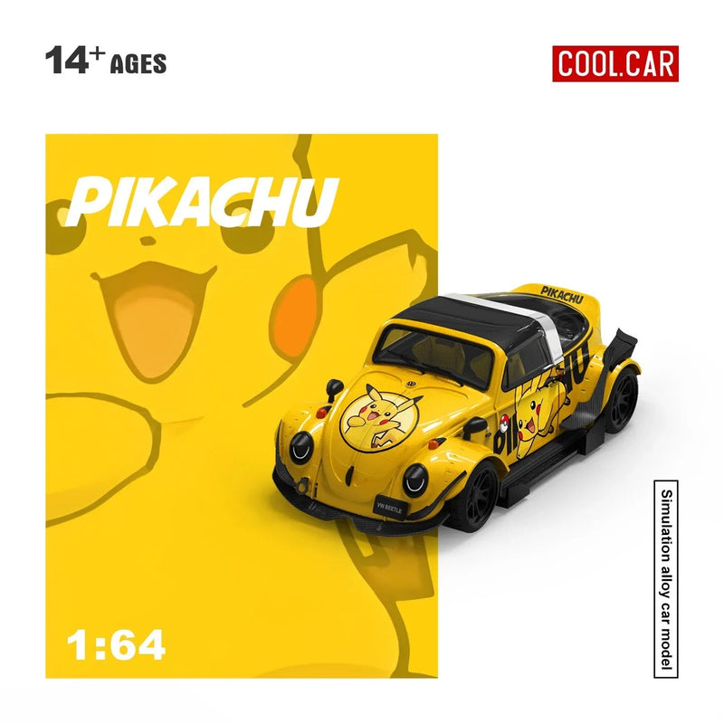 *PRE-ORDER* CC 1:64 Beetle Pikachu painted, 1:64 Scale — image 1