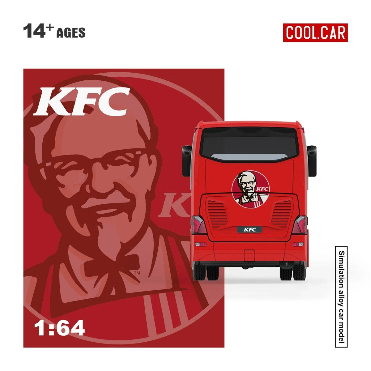 *PRE-ORDER* CC 1:64 Luxury Bus - Crazy Thursday (KFC Bus), 1:64 Scale — image 5