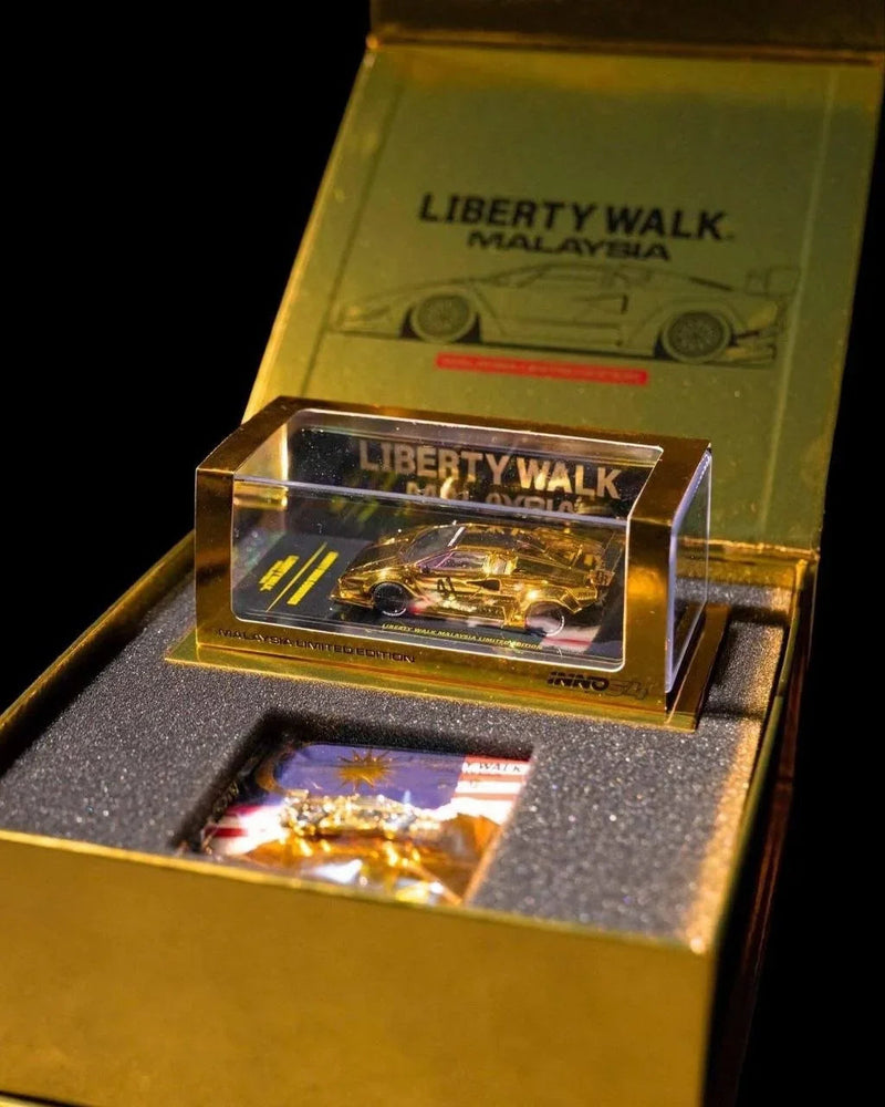 *PRE-ORDER* Liberty Walk x INNO64 Lamborghini Countach (Chrome Gold), 1:64 Scale — image 2