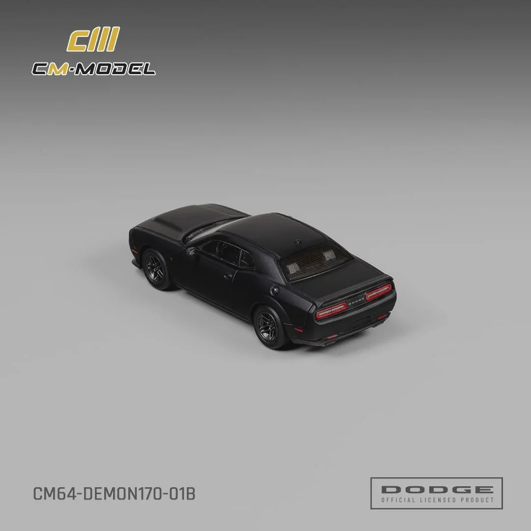 *PRE-ORDER* Dodge Demon 170, 1:64 Scale (Matte Black) — image 4