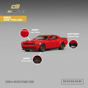 *PRE-ORDER* Dodge Challenger SRT Hellcat Redeye Widebody Torred Clearcoat, 1:64 Scale — image 2