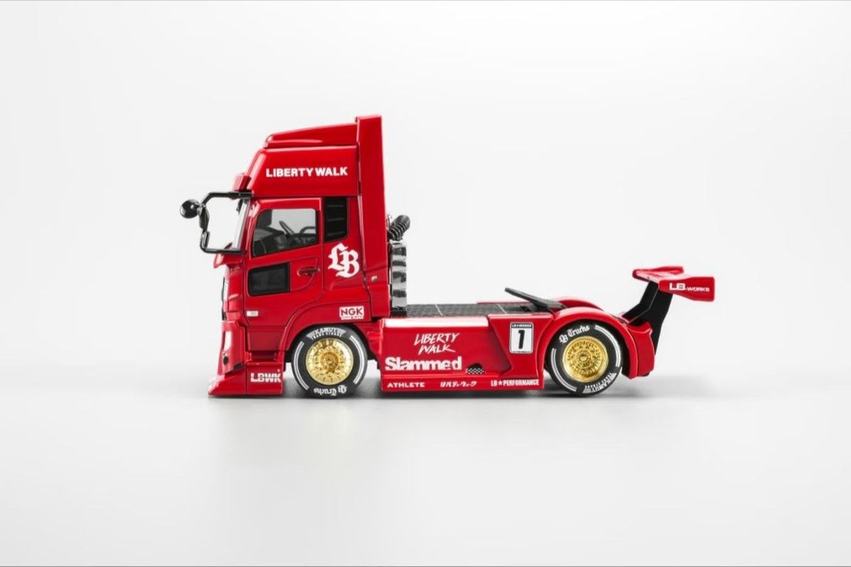*HKTCS 2026* LB Trucks UD Quon Head with Hong Kong City Themed Accessories (Red livery) Limited to 299pcs, 1:64 Scale — image 5