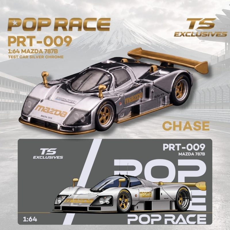 *PRE-ORDER* Mazda 787B - Chrome Silver Test (Chance of Chase Car), 1:64 Scale — image 2