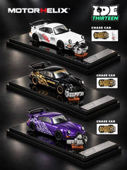 *IDE 2026* Porsche diecast RWB 964 (White) Chance of Chase Car with Figure (Limited of 999pcs), 1:64 Scale — image 2