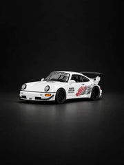 *IDE 2026* Porsche diecast RWB 964 (White) Chance of Chase Car with Figure (Limited of 999pcs), 1:64 Scale — image 3
