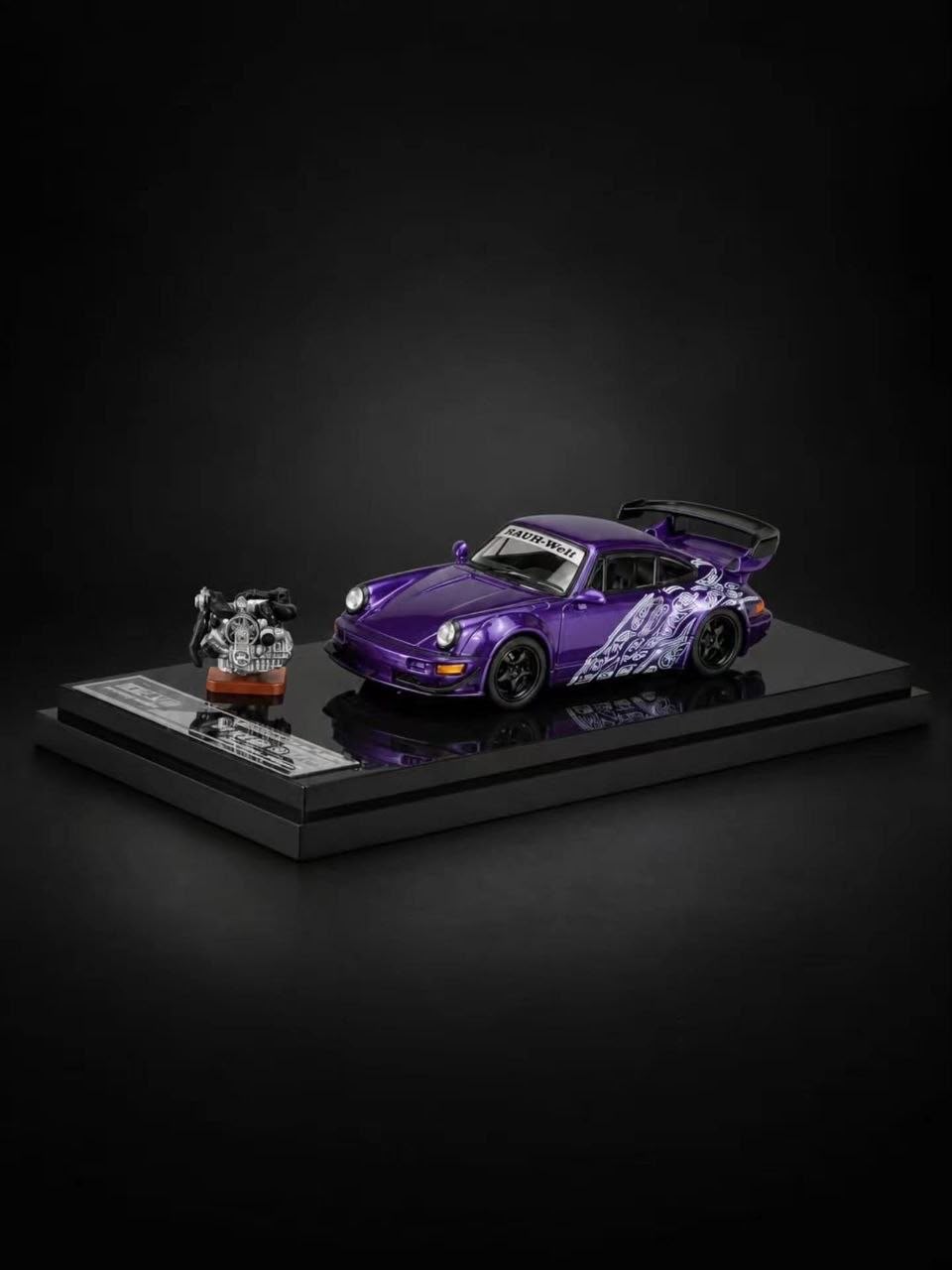 *IDE 2026* Porsche diecast RWB 964 Chance of Chase Car (Limited of 999pcs), 1:64 Scale (Purple) — image 1