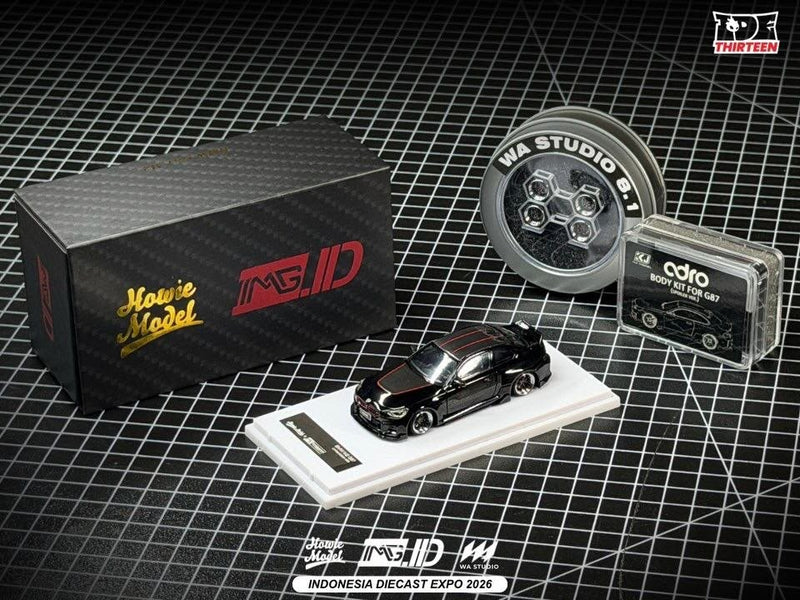 *IDE 2026* BMW M2 G87 Coupe (Black Metallic/Carbon with Red Details) Limited to 499pcs, 1:64 Scale — image 1