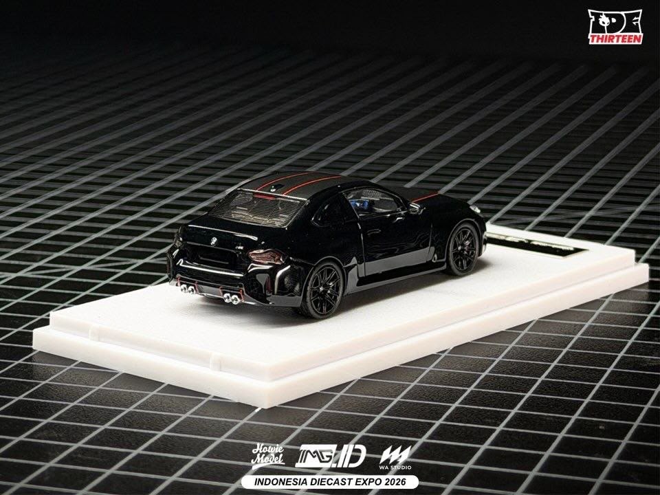 *IDE 2026* BMW M2 G87 Coupe (Black Metallic/Carbon with Red Details) Limited to 499pcs, 1:64 Scale — image 8