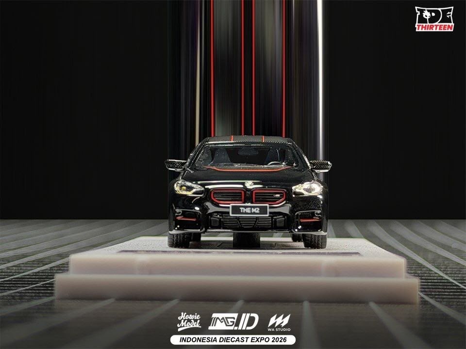 *IDE 2026* BMW M2 G87 Coupe (Black Metallic/Carbon with Red Details) Limited to 499pcs, 1:64 Scale — image 6