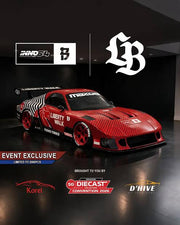 *SGDE 2026* Mazda LB-Super Silhouette RX7 (FD3S) Red | Chance of Chase | 2026 Singapore Diecast Collectors Convention, 1:64 Scale — image 1
