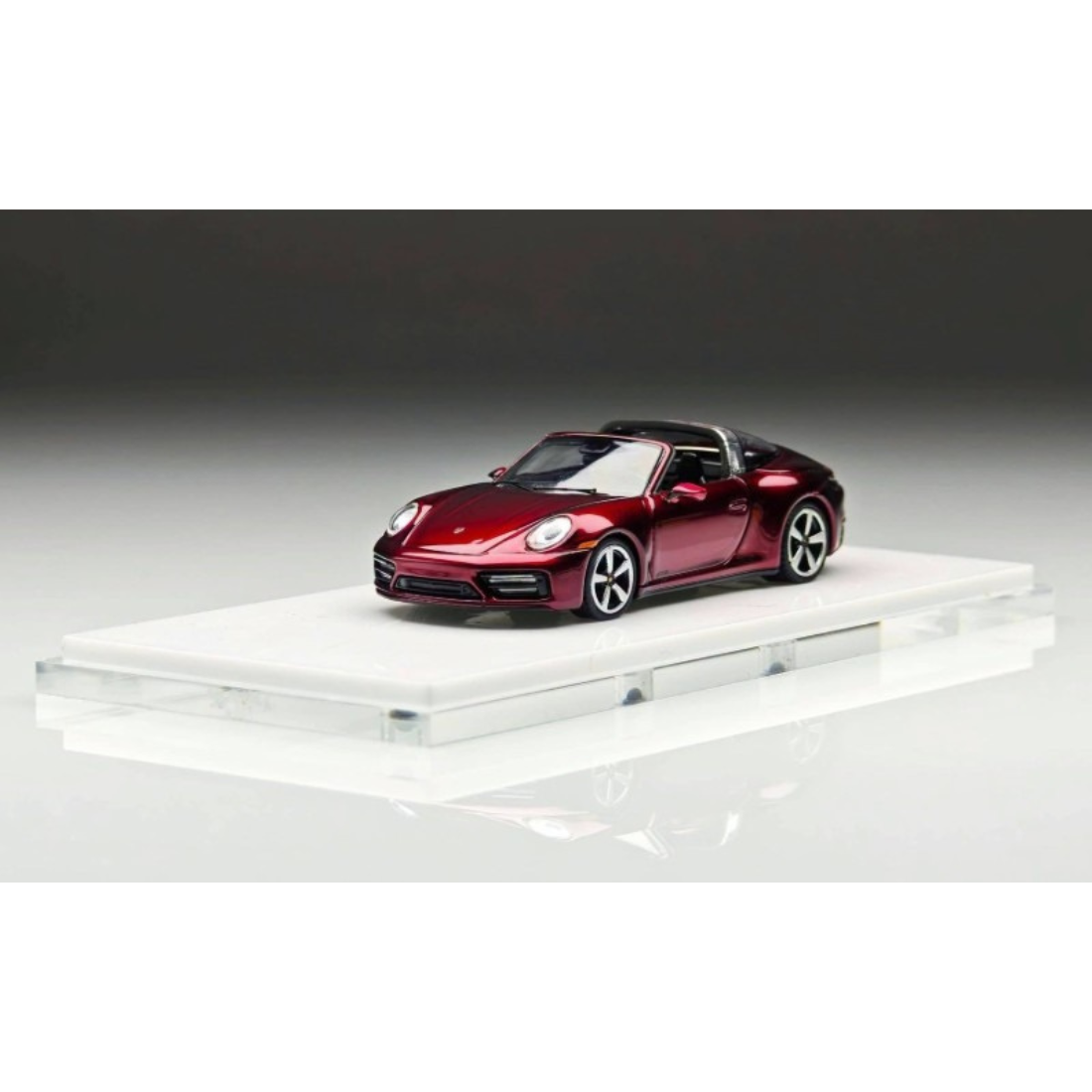 *PRE-ORDER* Porsche diecast 992 Targa, 1:64 Scale (Red) — image 1