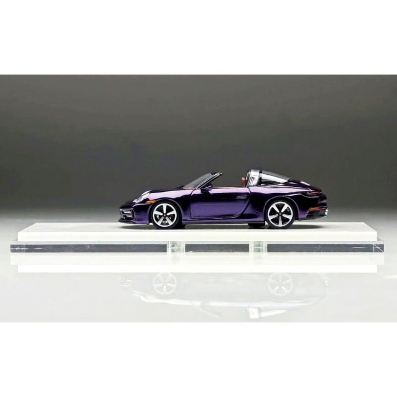 *PRE-ORDER* Porsche diecast 992 Targa, 1:64 Scale (Metallic Purple) — image 2