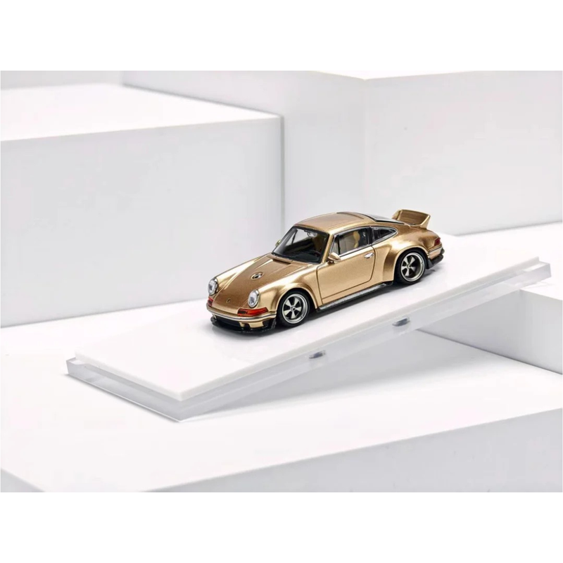 Porsche Singer DLS, 1:64 Scale (Vintage Champagne Gold) — image 1