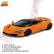 McLaren 720S - Light, Sound with Openable Doors, 1:24 Scale (Orange) — image 2