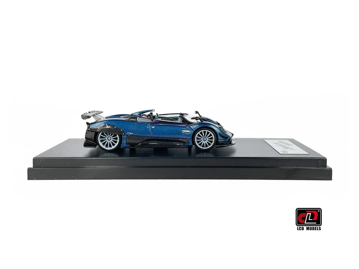 Pagani Zonda HP Barchetta, 1:64 Scale (Blue) — image 5