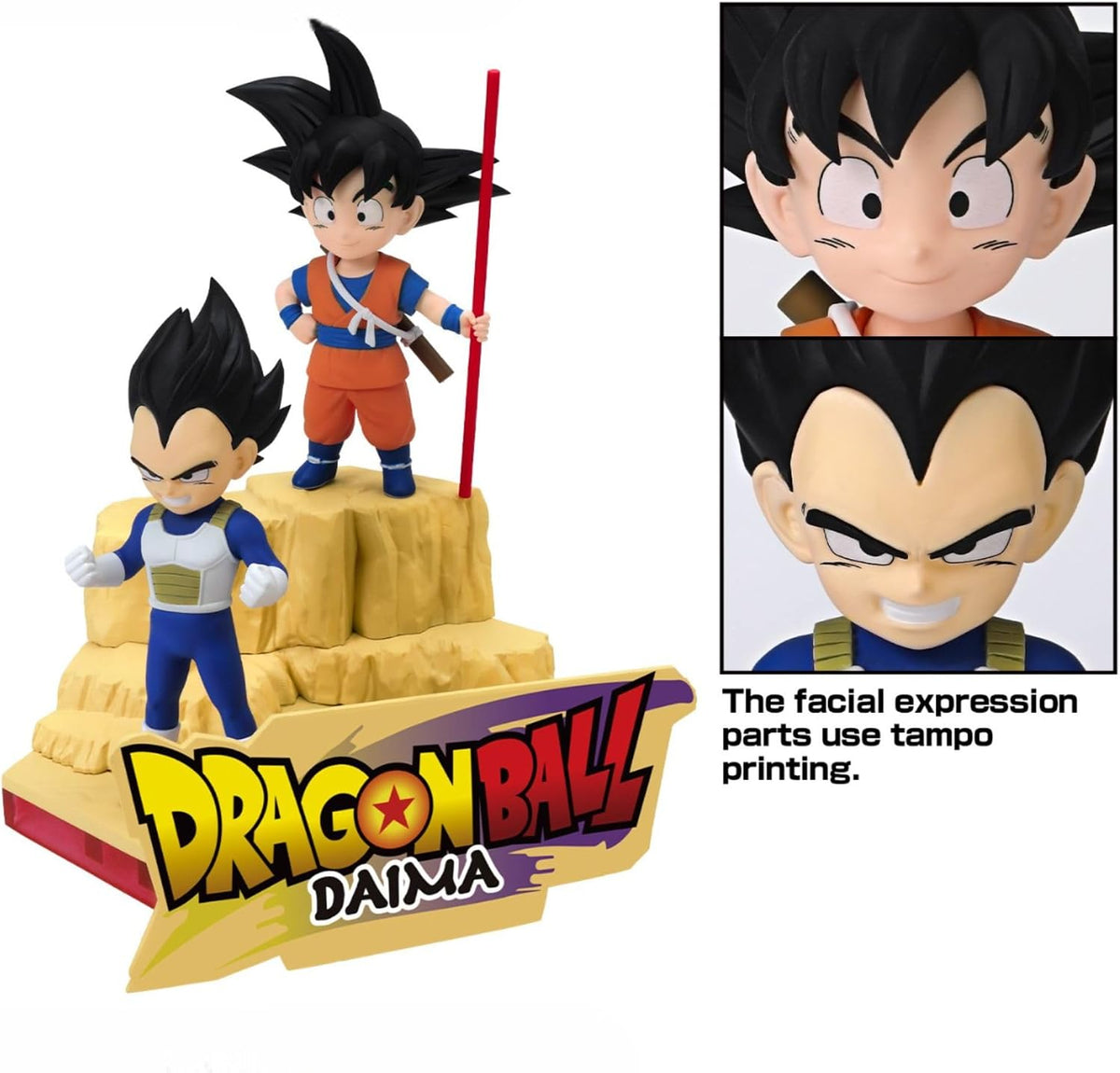 Son Goku (Mini) & Vegeta (Mini) Model Kit model kit by Bandai - product image 2