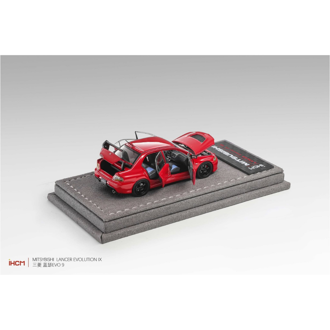 Mitsubishi Licensed Products - Lancer GSR Evolution EVO IX Rally, 1:64 Scale (Red) — image 3
