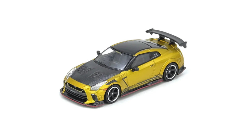GT-R R35 Top Secret Hong Kong Vintage Diecast Expo 2025 Event Edition, 1:64 Scale (Mustard Gold) — image 2