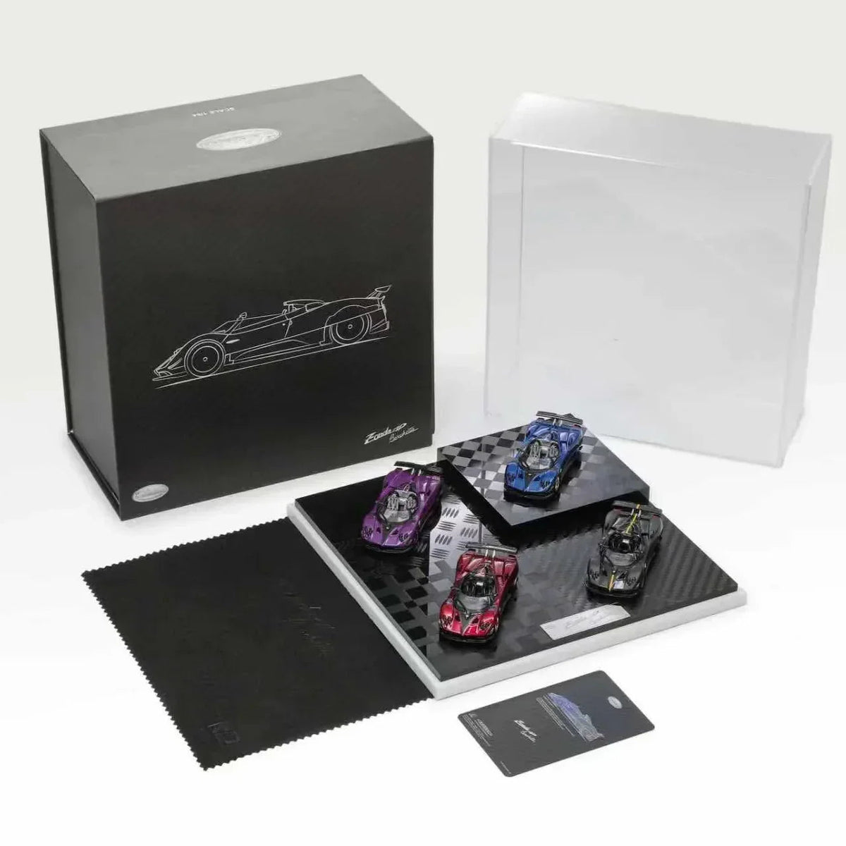 Pagani Zonda HP, 1:64 Scale (Four Carbon Set) — image 1