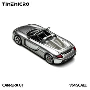 Porsche diecast Carrera GT Silver with Water Decals, 1:64 Scale — image 4