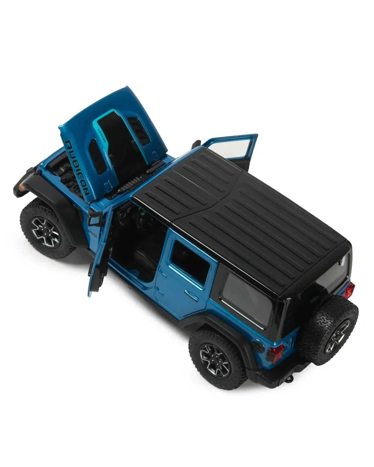 Jeep Wrangler Rubicon 4xe, 1:24 Scale (Blue) — image 3