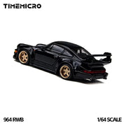 Porsche diecast RWB 964, 1:64 Scale (Black) — image 4