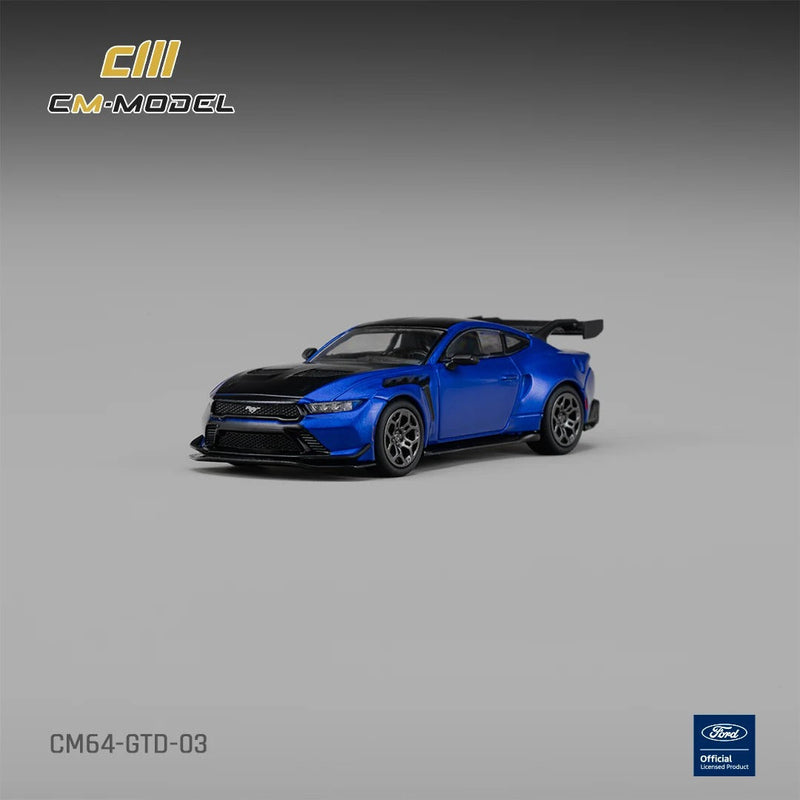 *PRE-ORDER* Ford GTD – Lightning Blue with Vivid Black Hood, 1:64 Scale — image 2