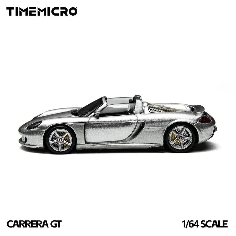 Porsche diecast Carrera GT Silver with Water Decals, 1:64 Scale — image 2