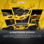 *PRE-ORDER* Lamborghini GTEVO Pikachu, 1:64 Scale (Yellow) — image 1