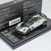 Pagani Huayra Roadster BC Shanghai Toy Fair Special Package 2025, 1:64 Scale (Silver Green) — image 3