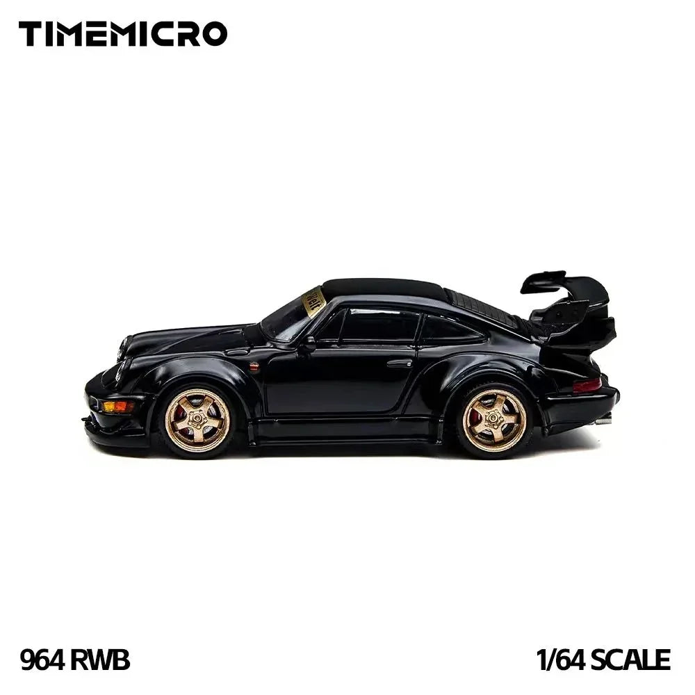 Porsche diecast RWB 964, 1:64 Scale (Black) — image 3