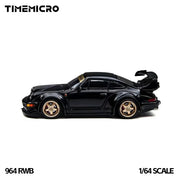 Porsche diecast RWB 964, 1:64 Scale (Black) — image 3