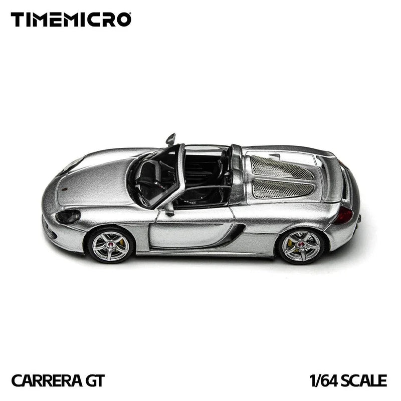 Porsche diecast Carrera GT Silver with Water Decals, 1:64 Scale — image 1