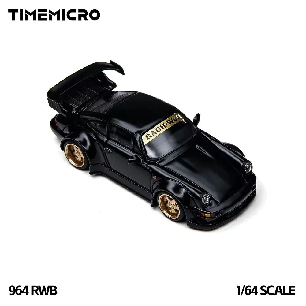 Porsche diecast RWB 964, 1:64 Scale (Black) — image 5