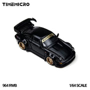 Porsche diecast RWB 964, 1:64 Scale (Black) — image 5
