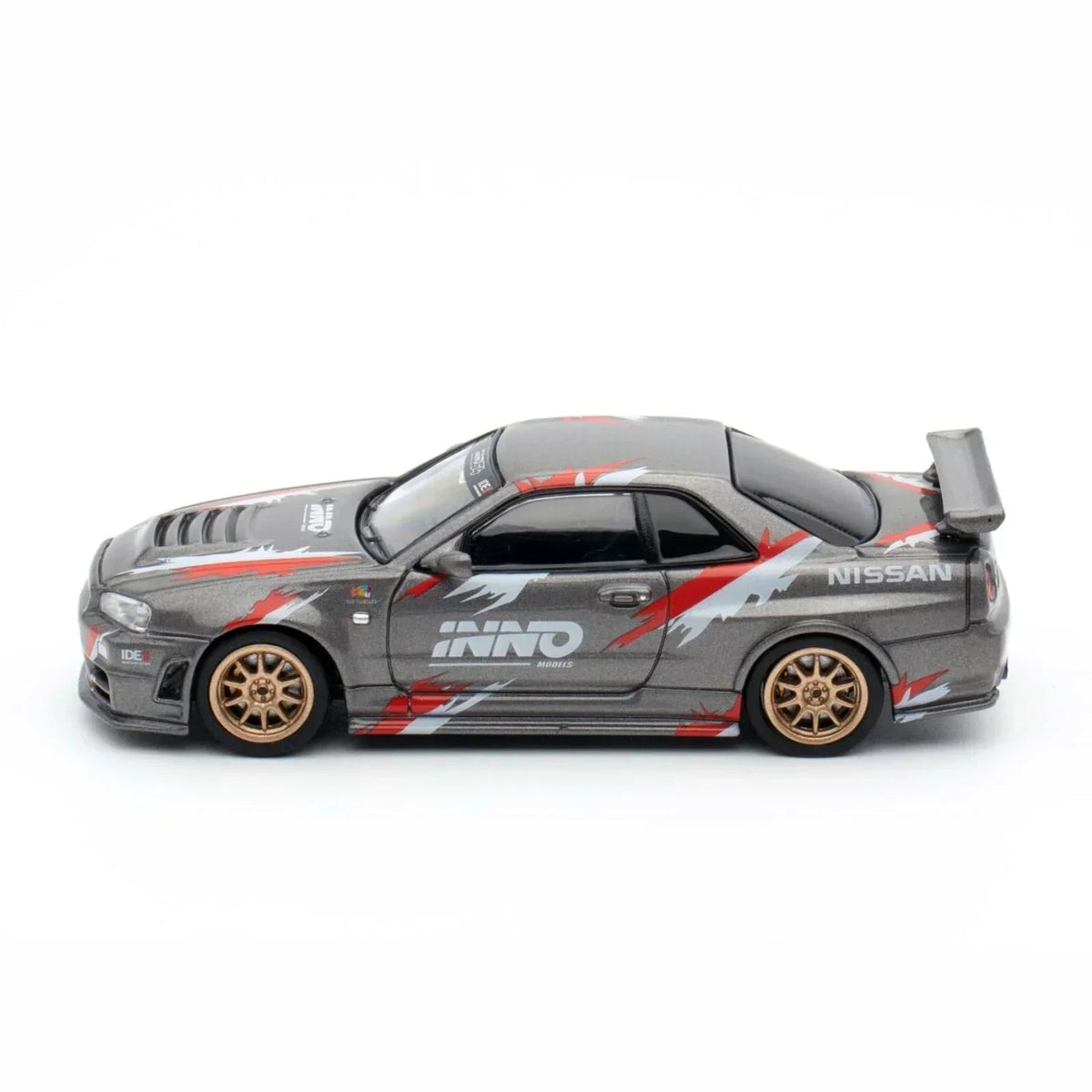 Nissan Skyline GT-R (R34) Z-Tune Indonesia Diecast Expo Exclusive Edition, 1:64 Scale (Grey) — image 1