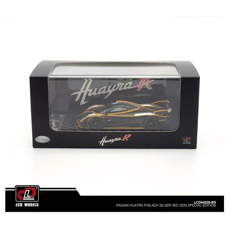 Pagani Huayra R, 1:64 Scale (Carbon Black & Silver) — image 1