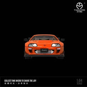 *PRE-ORDER* Time Micro Toyota Supra A80 MK4 Paul Walker Orange Figure Edition, 1:64 Scale — image 4