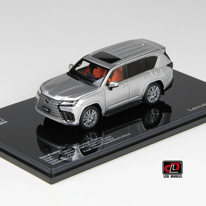 LEXUS LX600, 1:43 Scale (Silver) — image 1