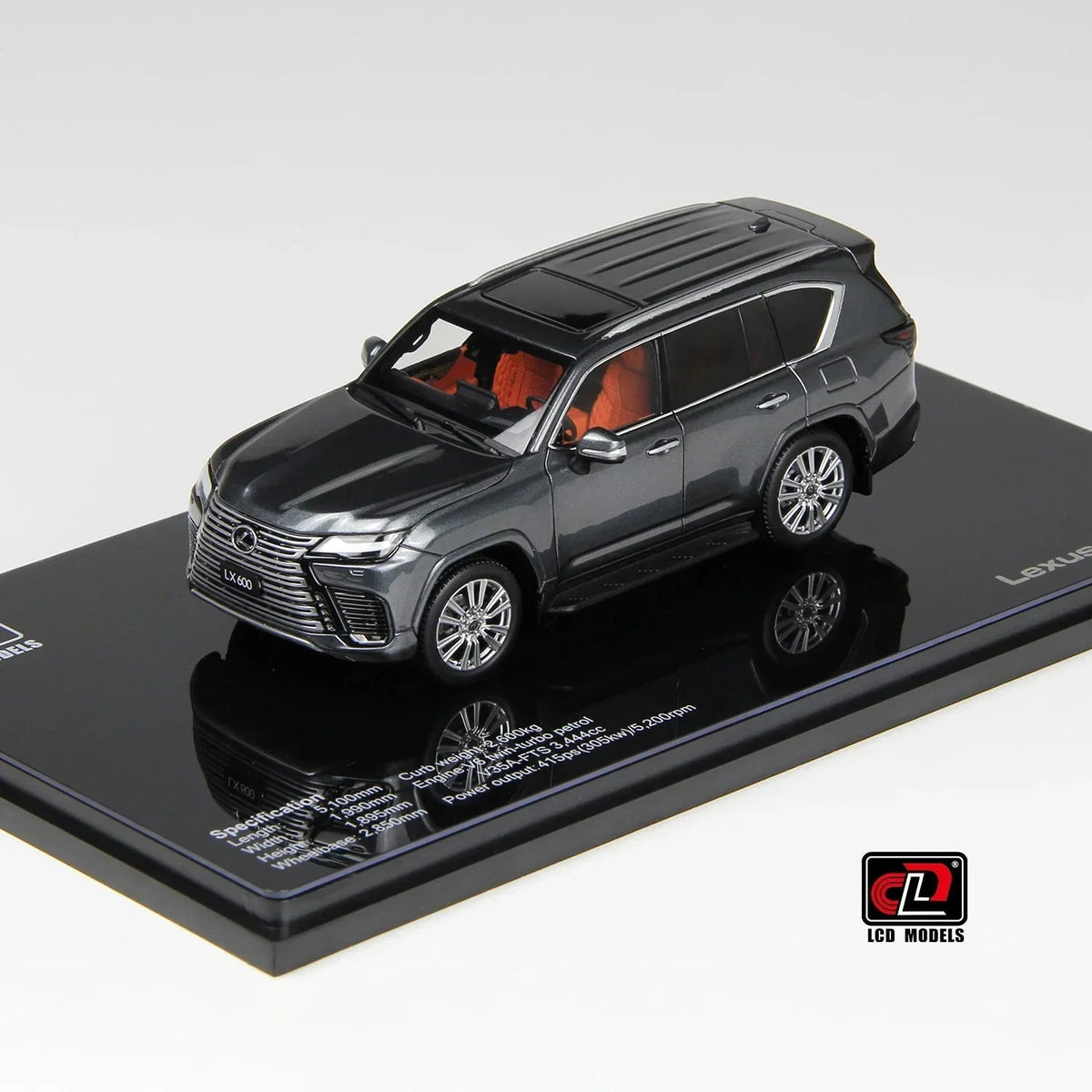 LEXUS LX600, 1:43 Scale (Grey) — image 1