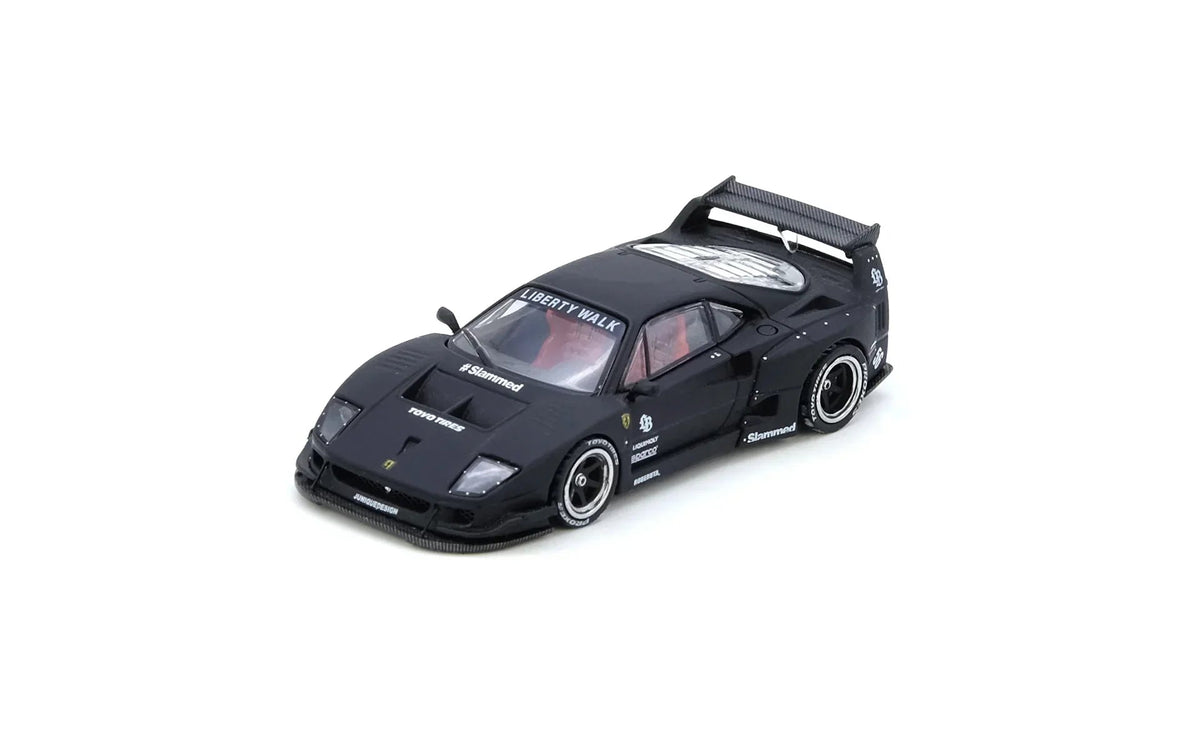 LBWK F40 Hong Kong Toycar Salon 2023 Special Edition, 1:64 Scale (Matte Black) — image 1