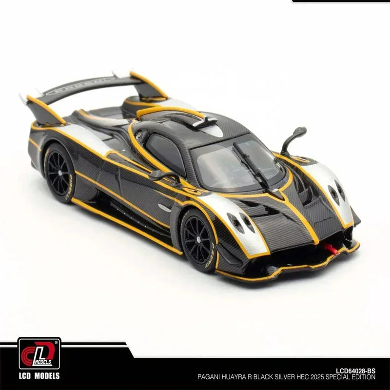 Pagani Huayra R, 1:64 Scale (Carbon Black & Silver) — image 2