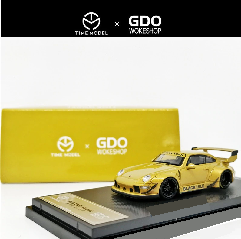 Porsche diecast RWB Black Isle, 1:64 Scale (Gold) — image 1