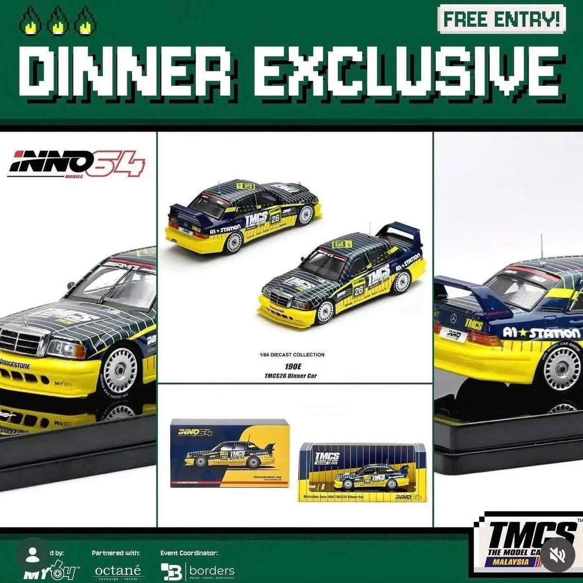 *TMCS 2026* Liberty Walk Hino Profia 2018 (Limited 350 Sets) & Mercedes Benz 190E A1-Station — image 2